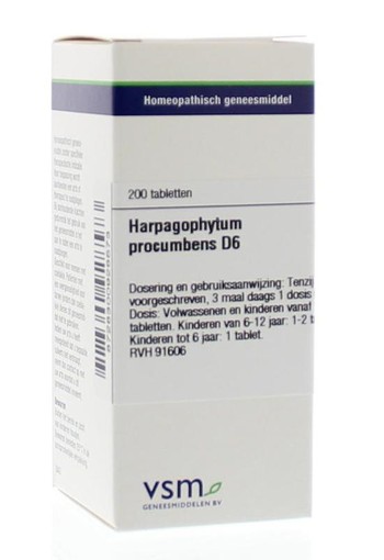VSM Harpagophytum procumbens D6 (200 Tabletten)