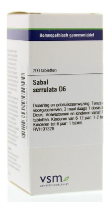 VSM Sabal serrulata D6 (200 Tabletten)