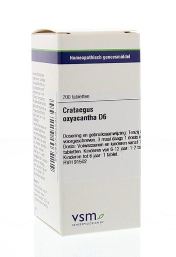 VSM Crataegus oxyacantha D6 (200 Tabletten)