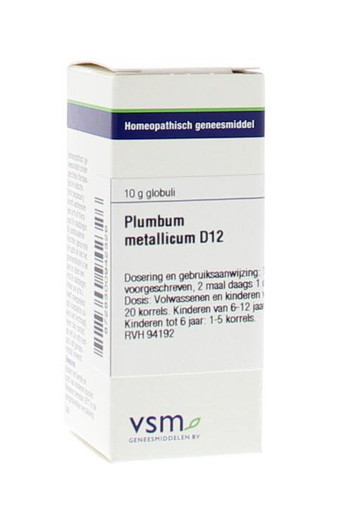 VSM Plumbum metallicum D12 (10 Gram)