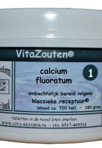 Vitazouten Calcium fluoratum Vitazout nr. 01 (720 Tabletten)