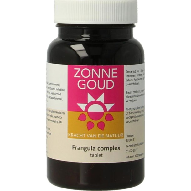 Zonnegoud Frangula complex (120 Tabletten)