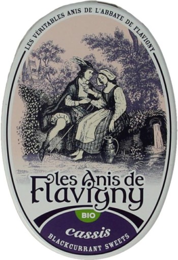 Anis de Flavigny Anijspastilles cassis bio (50 Gram)