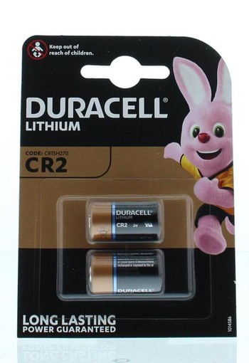 Duracell Batterij CR2 (2 Stuks)