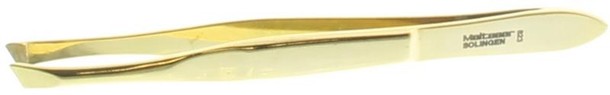 Malteser Pincet 8cm verguld druks scheef 8 (1 Stuks)
