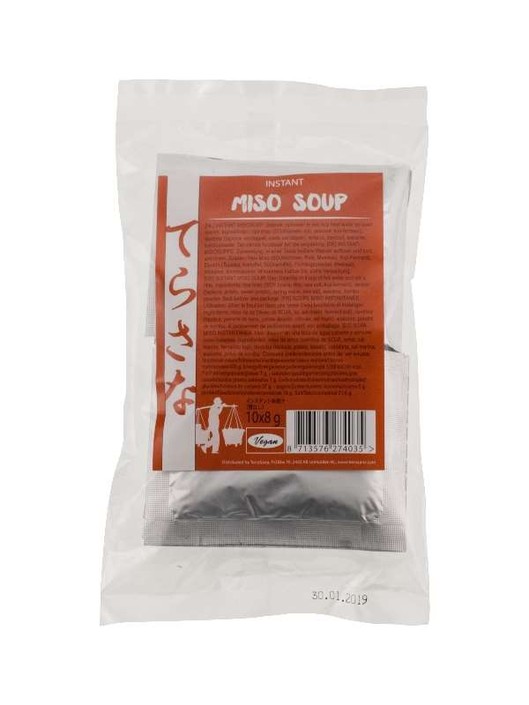 TS Import Instant miso soep 10 x 8 gram (80 Gram)