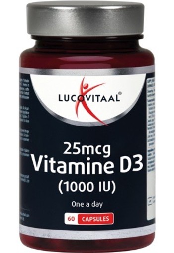 Lucovitaal Vitamine D3 25 Mcg 60ca