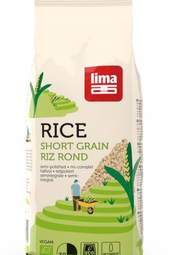 Lima Rijst halfvol bio (1 Kilogram)
