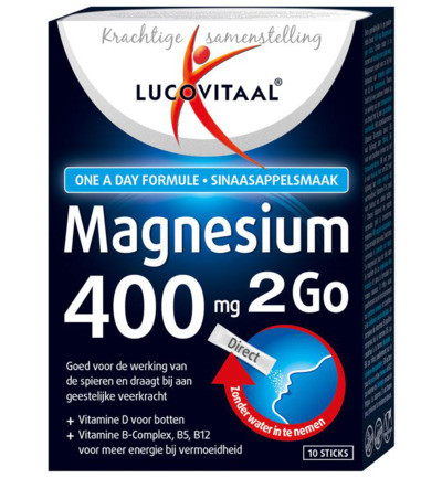 Lucovitaal Magnesium 400 2go 10sach