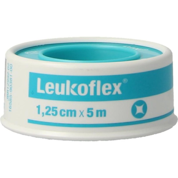 Leukoflex Hechtpleister 5m x 1.25cm (1 Stuks)