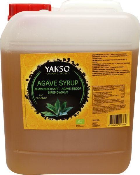 Yakso Agave siroop jerrycan bio (5 Liter)