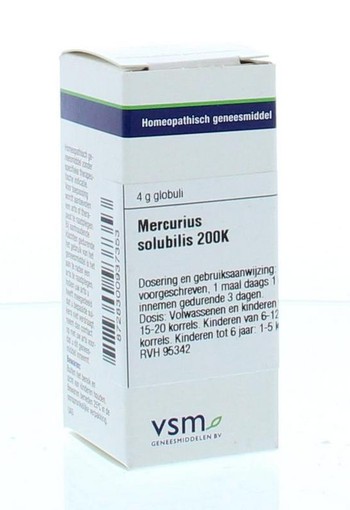 VSM Mercurius solubilis 200K (4 Gram)