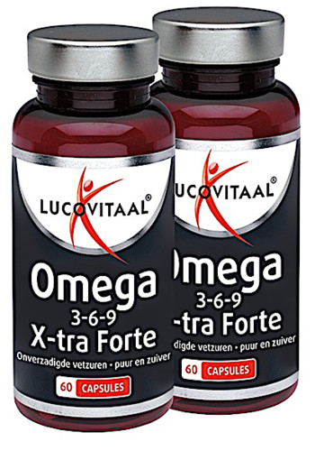 Lucovitaal Omega 3-6-9 Duo 1+1 Gratis 2x60c