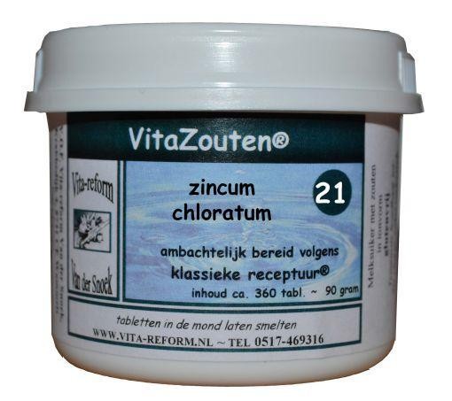 Vitazouten Zincum chloratum/mur. VitaZout nr.21 (360 Tabletten)
