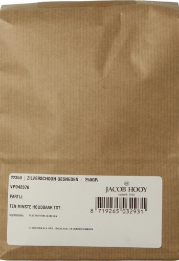 Jacob Hooy Zilverschoon gesneden (250 Gram)