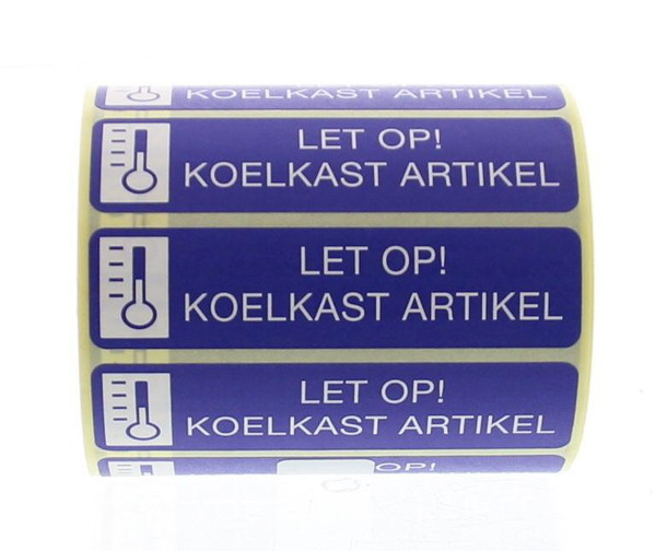 Spruyt Hillen Sticker let op koelkast artikel (500 Stuks)