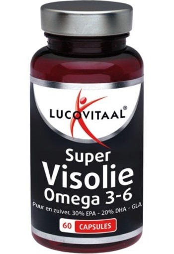 Lucovitaal Super Visolie Omega 3-6 60ca