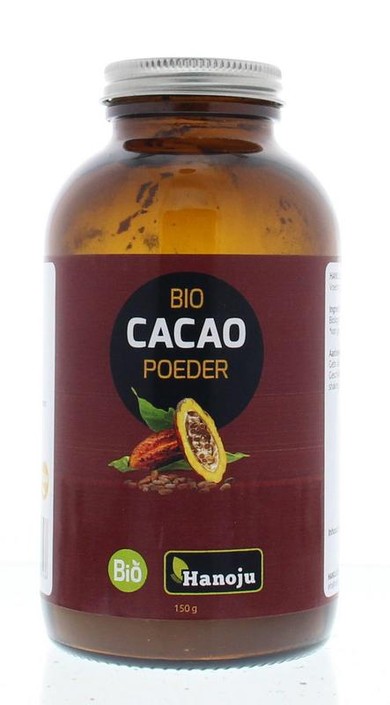 Hanoju Cacao poeder bio (150 Gram)