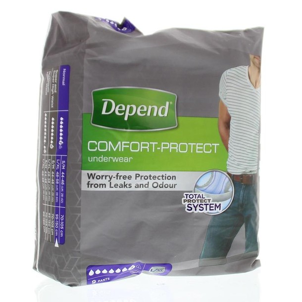 Depend Pants men normal L/XL (9 stuks)