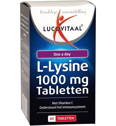 Lucovitaal L-Lysine 1000 mg Tabletten 60 stuks