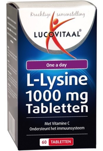 Lucovitaal L-Lysine 1000 mg Tabletten 60 stuks