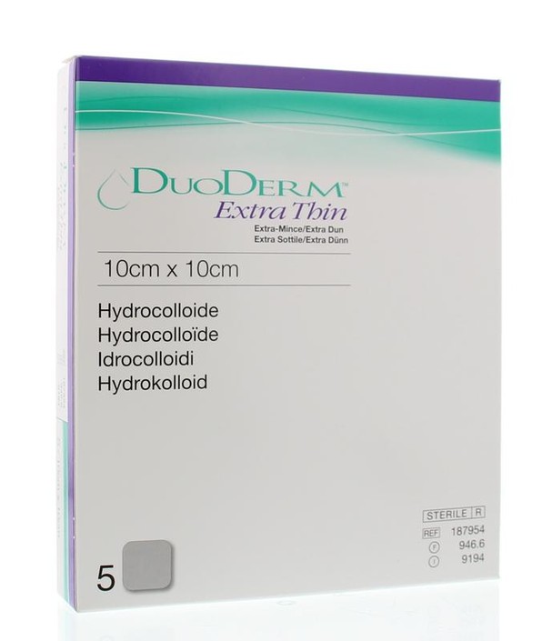 Duoderm Extra thin 10 x 10cm (5 Stuks)