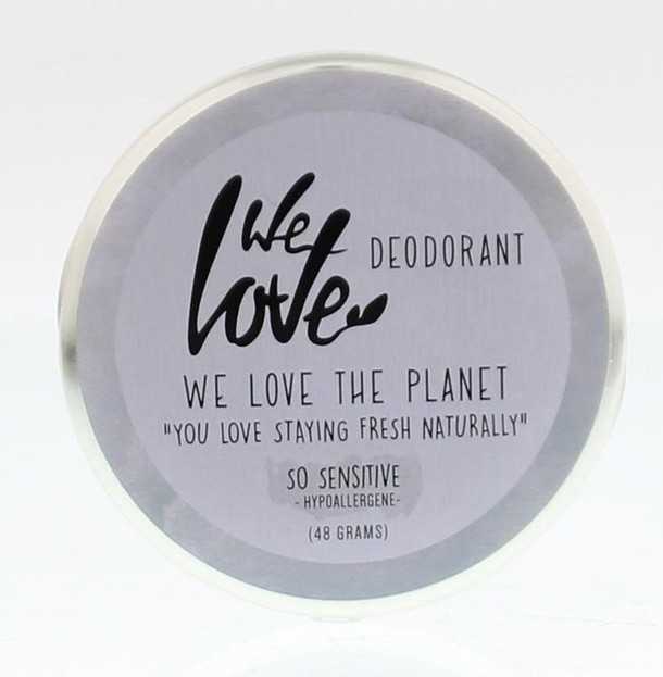 We Love The planet 100% natural deodorant so sensitive (48 Gram)