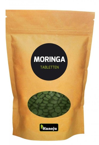 Hanoju Moringa oleifera heelblad 500mg (500 Tabletten)