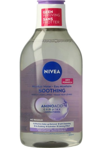 Nivea Visage micellair water 3-in-1 sensitive (400 Milliliter)