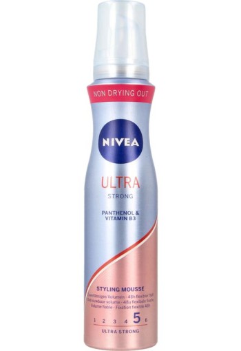 Nivea Hair care styling mousse ultra strong (150 Milliliter)