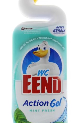 WC Eend Toiletreiniger action gel mint fresh (750 Milliliter)