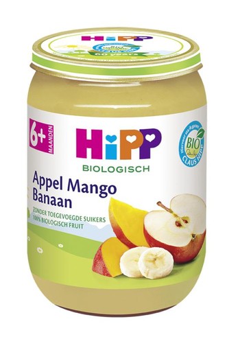 Hipp Mango banaan appel bio (190 Gram)