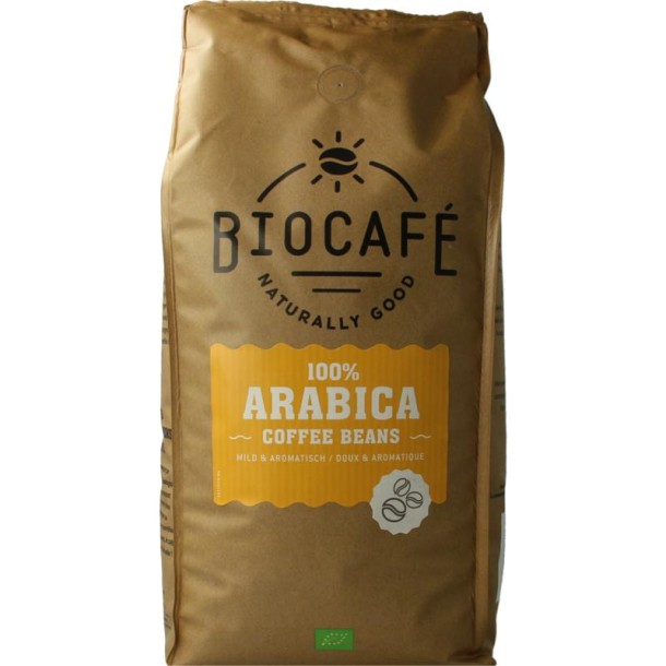 Biocafe Koffiebonen arabica bio (1 Kilogram)