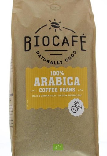 Biocafe Koffiebonen arabica bio (1 Kilogram)
