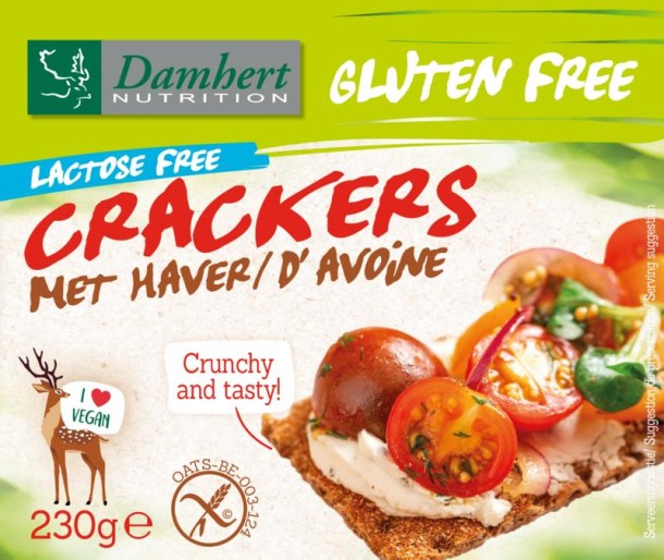 Damhert Crackers haver (230 Gram)
