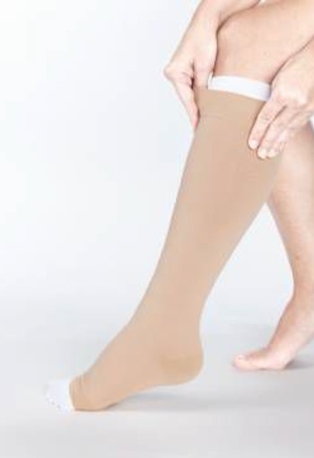 Actico Ulcersys maat Lang beige/wit maat L (1 Set)