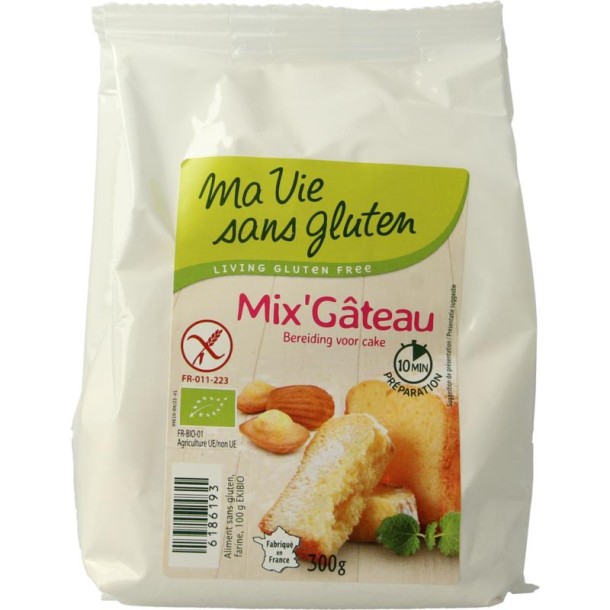 Ma Vie Sans Cakemix glutenvrij bio (300 Gram)