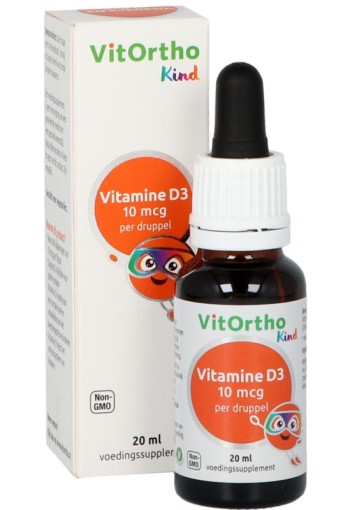 Vitortho Vitamine D3 10 mcg (Kind) (20 Milliliter)