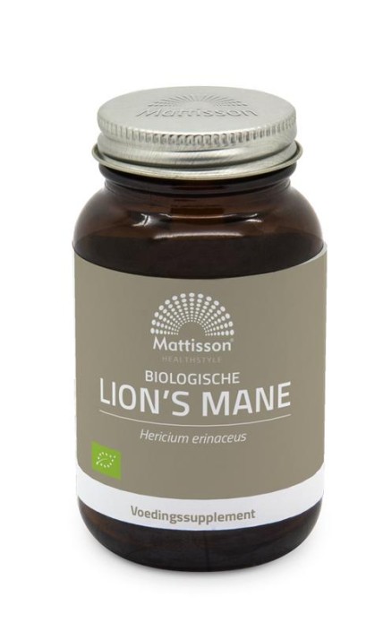 Mattisson Lion's mane 500mg bio (60 Vegetarische capsules)