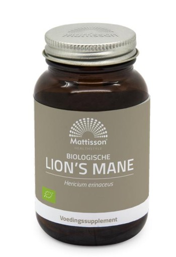 Mattisson Lions mane 500mg bio - lion's mane (60 Vegetarische capsules)