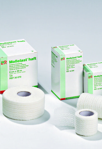 Mollelast Fixatiewindsel haft 4m x 8cm (1 Stuks)