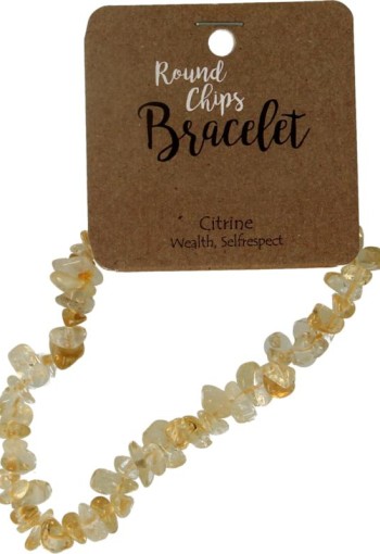 Steengoed Splitarmband citrien (1 Stuks)