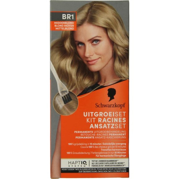 Schwarzkopf Vital uitgroeiset middenblond (1 Set)