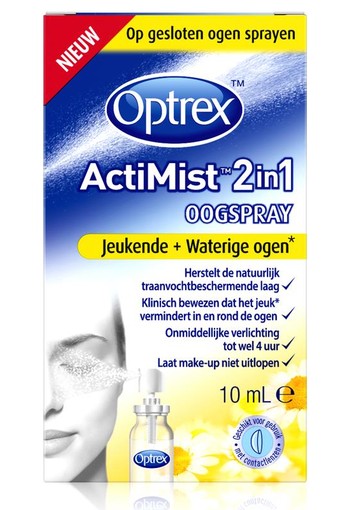 Optrex Actimist 2 in 1 jeukende + waterige ogen (10 Milliliter)