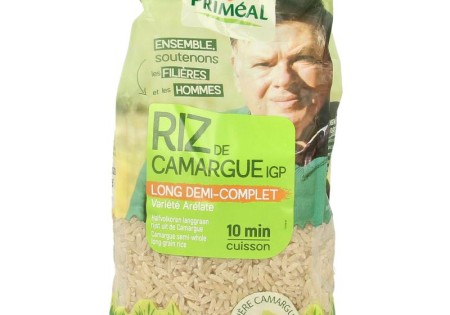 Primeal Halfvolkoren langgraan rijst camargue bio (500 Gram)