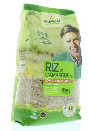 Primeal Halfvolkoren langgraan rijst camargue bio (1 Kilogram)