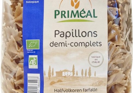 Primeal Halfvolkoren farfalle bio (500 Gram)