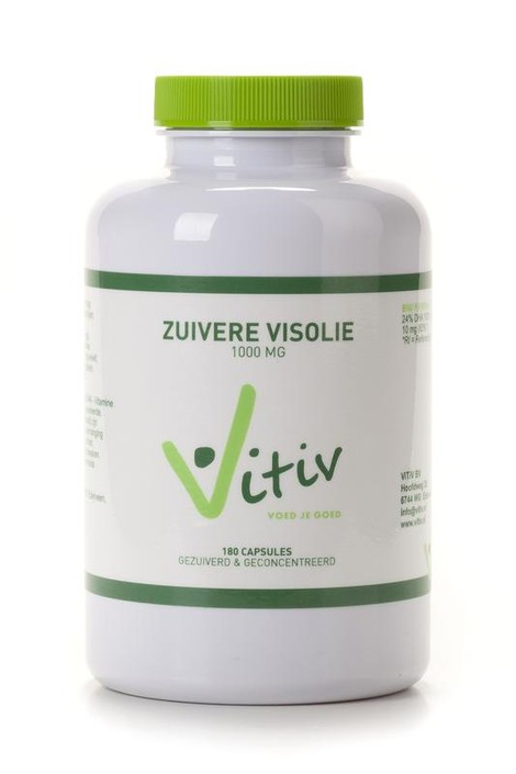 Vitiv Zuivere visolie 1000mg (180 Capsules)