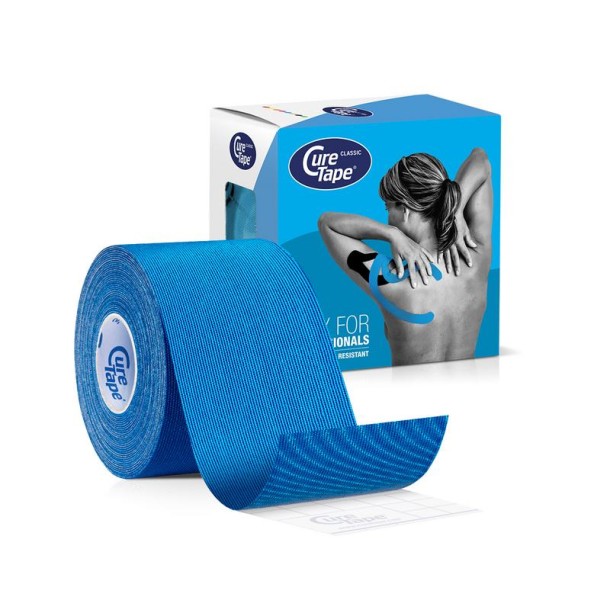 Cure Tape Kinesiotape blauw 5cm x 5m (1 Stuks)