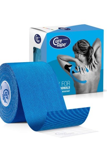 Cure Tape Kinesiotape blauw 5cm x 5m (1 Stuks)